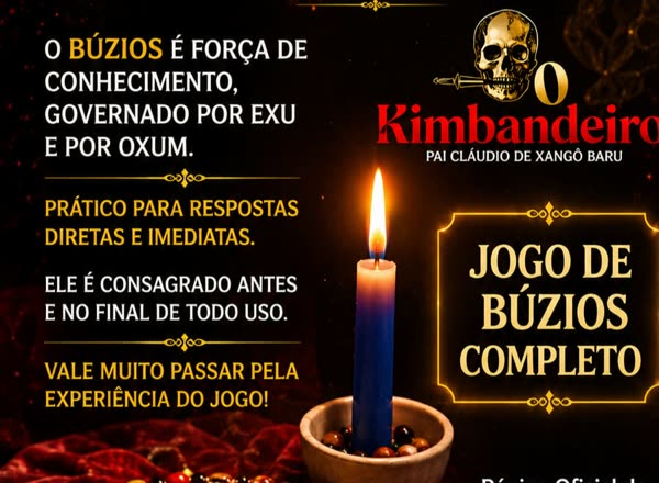 Folder do Jogo de Búzios